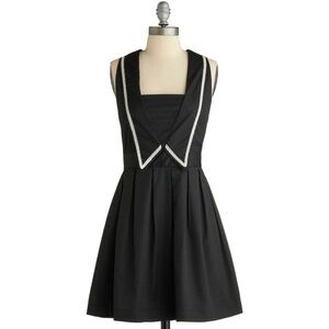 Dear Creatures Black Mini Dress